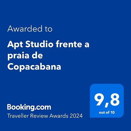 Apt Studio Frente A Praia De Copacabana 里约热内卢 外观 照片
